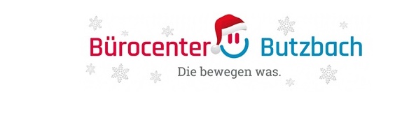 Das Team vom Bürocenter Butzbach wünscht frohe Weihnachten